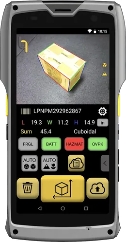 M2 Mobile Dimensioner, front view